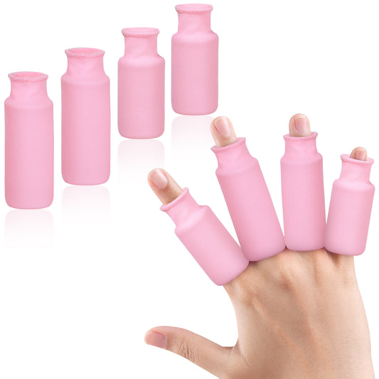 Helthrelife Finger Ice Sleeves Ice Packs for Fingers, Thumbs & Toes Hot Cold Therapy for Arthritis, Tendinitis, Trigger Finger and Swollen Finger Pink