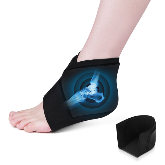 Helthrelife Heel Ankle Ice Pack, Ice Pack Wrap for Ankle, Heel, Foot Pack of One